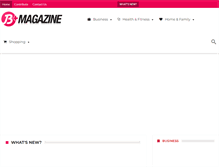 Tablet Screenshot of bpositivemagazine.com